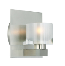  WB065FRSNG9L3 - Wall Bracket Elise Crystal Frost Satin Nickel LED G9 3W